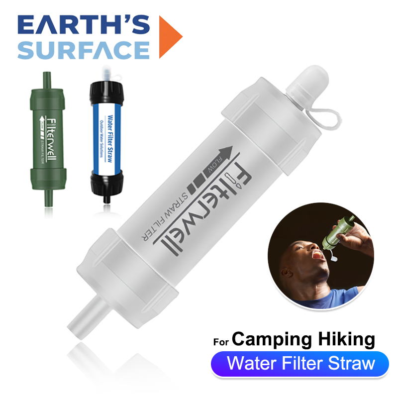 فلتر مياه محمول صغير للاستخدام - مراجعة Water Purification Straw وسعره