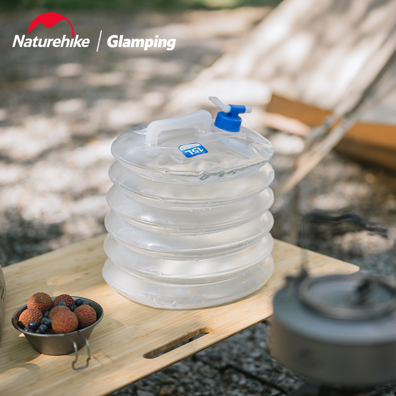Naturehike-دلو خارجي قابل للطي - مراجعة Water Bag Collapsible وسعره