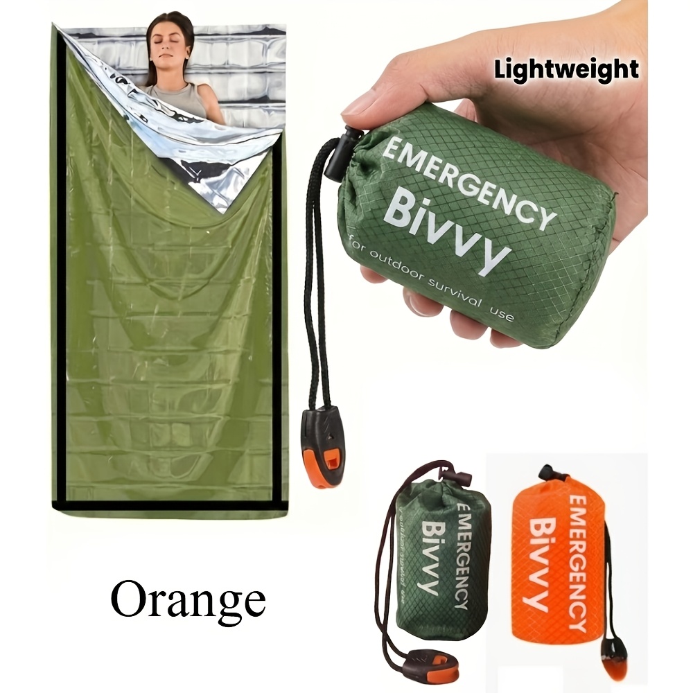 طقم كيس نوم للطوارئ مكون من 3  - مراجعة Bivy Bag Emergency وسعره